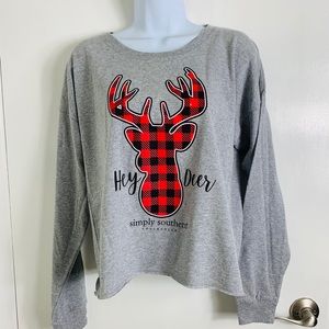 Simply Southern Cropped Long Sleeve T-shirt